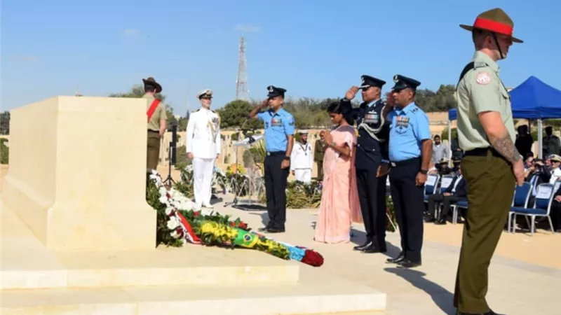 القوات المسلحة تشارك دول الكومنولث إحياء الذكرى (82) لمعركة العلمين