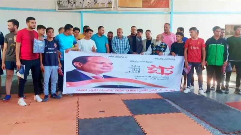 كفر الشيخ تطلق المهرجان الرياضى لتنس الطاولة