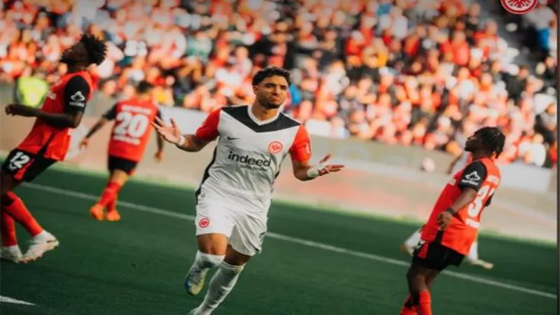 مرموش يقود فرانكفورت للفوز على بطل لاتفيا بالدورى الأوروبى