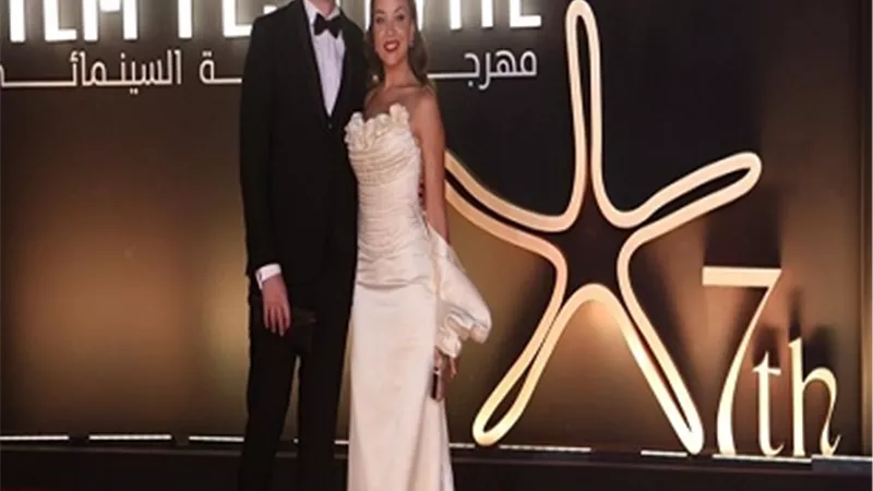 رغم احتفالهما بشهر العسل.. مريم الخشت وزوجها يتألقان فى مهرجان الجونة