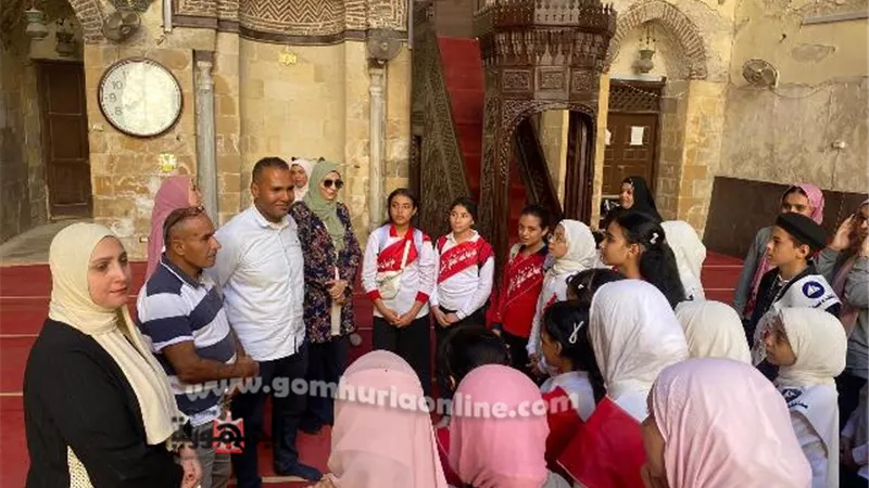 تعليم دمياط ينظم زيارة لطلاب المدارس للمعالم الدينية