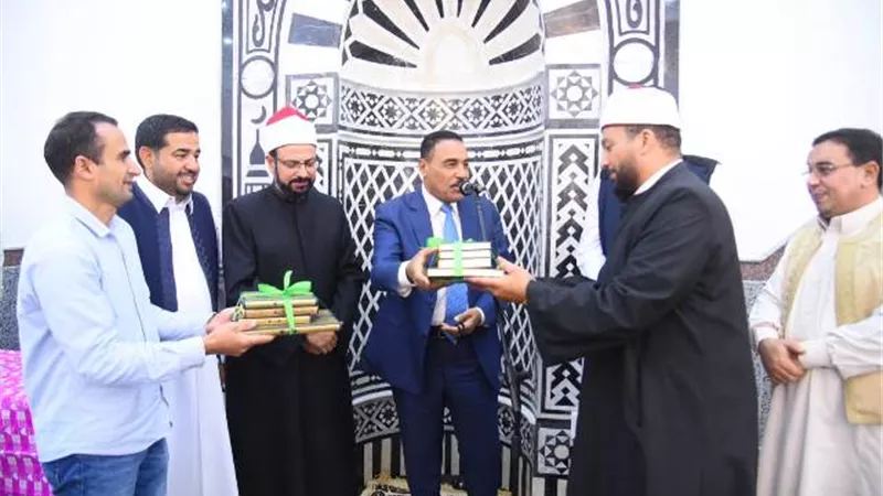 محافظ مطروح يفتتح مسجد أبو ذر الغفاري بسيدي برانى