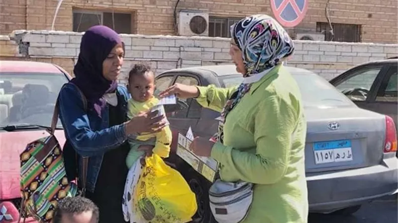 مياه البحر الاحمر تستطلع اراء المواطنين حول خدماتها برأس غارب