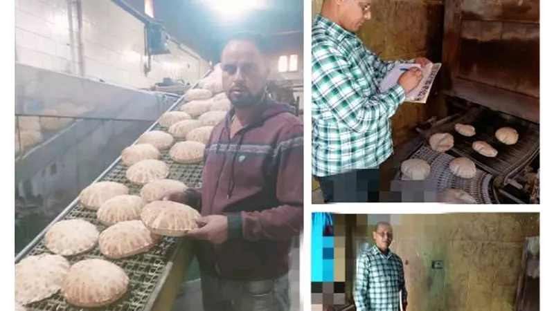 حملة تموينية على 3 مراكز بالبحيرة