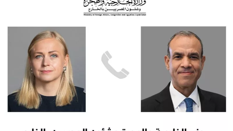 وزير الخارجية والهجرة يتلقى اتصالاً هاتفياً من نظيره الفنلندي