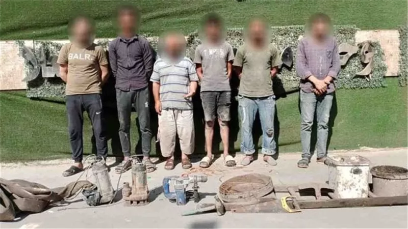 القبض على 6 بتهمة التنقيب عن الآثار فى بولاق أبو العلا