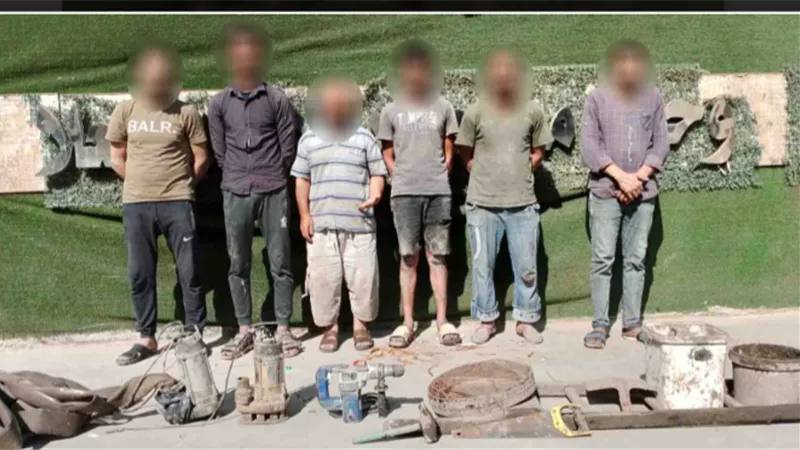 الكنز الفرعونى .. ضبط 6 أشخاص ينقلبون عن الٱثار بالقاهرة