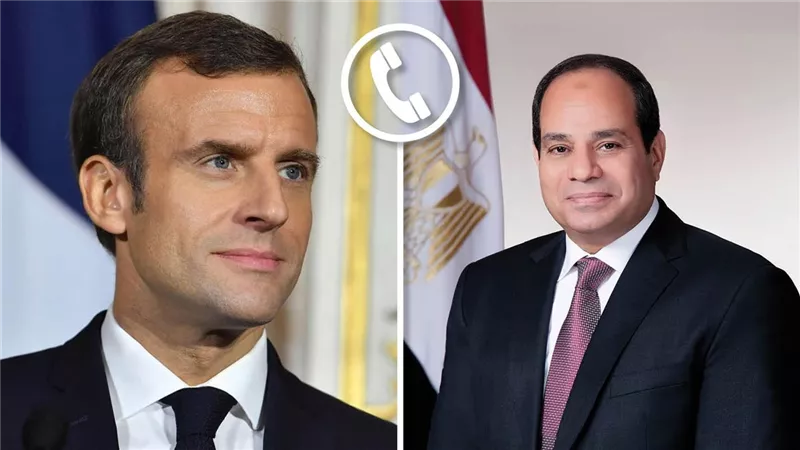 الرئيس السيسي ونظيره الفرنسي يشددان على ضرورة احترام سيادة لبنان وسلامة أراضيه