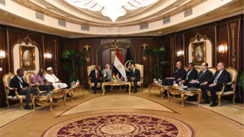 وزير الداخلية يستقبل نظيره الغينى خلال زيارته لمصر