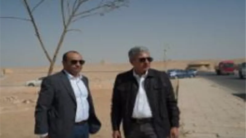 وزير السياحة والآثار يقوم بجولة تفقدية داخل منطقة أهرامات الجيزة