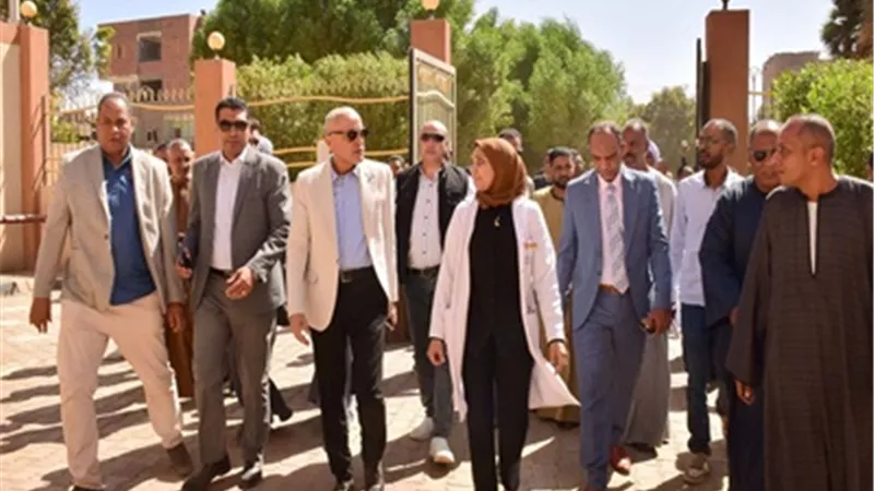 محافظ الأقصر يتفقد مشروعات مبادرة 