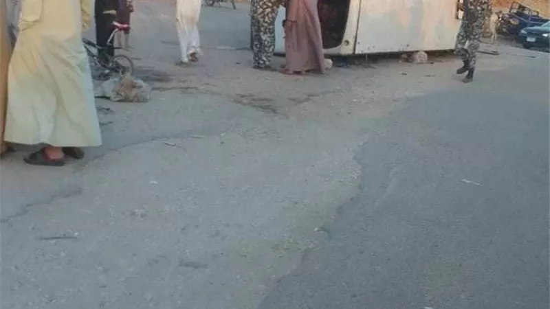 إصابة ١٦ شخصاً في حادث انقلاب أتوبيس بدير المعلق بأبنوب