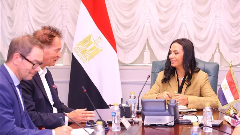 وزيرة التضامن تجتمع بوفد من وزارة التعاون الاقتصادي والوكالة الألمانية