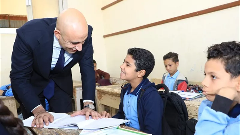 وزير التعليم يجري جولة تفقدية مفاجئة لعدد من المدارس بالبحيرة