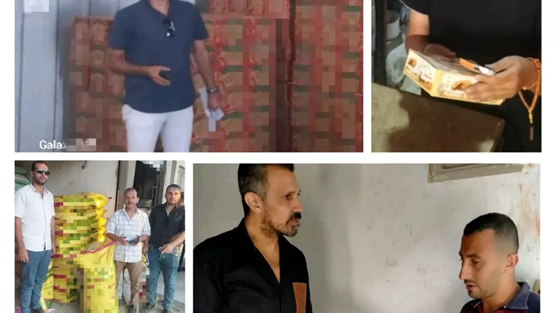 ضبط 16طن مكرونه و اعلاف و 171 كرتونة زيت و 46 مخبزا