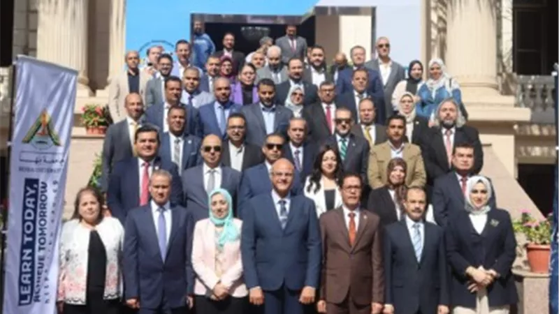 محافظ القليوبية ورئيس جامعة بنها يشهدان المائدة المستديرة الأولى لأصحاب الأعمال