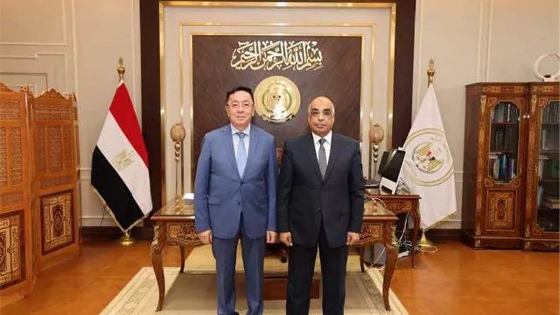 وزير العدل يستقبل سفير جمهورية كازاخستان بالقاهرة