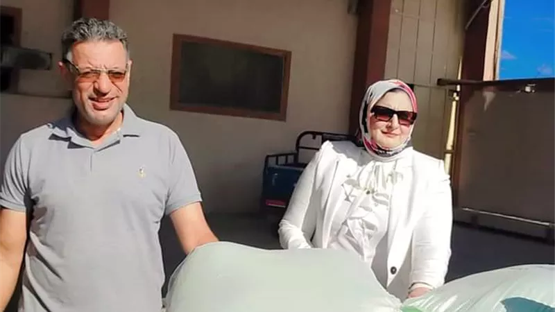 ضبط طن دقيق بلدي مدعم بأحد المخازن بمرسي مطروح