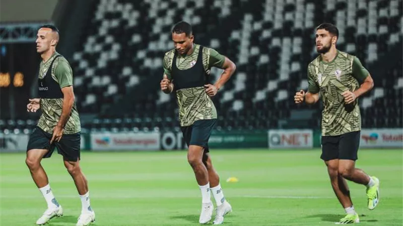 ثلاثي الزمالك ينتظم في التدريبات الجماعية استعدادا للبنك الأهلي