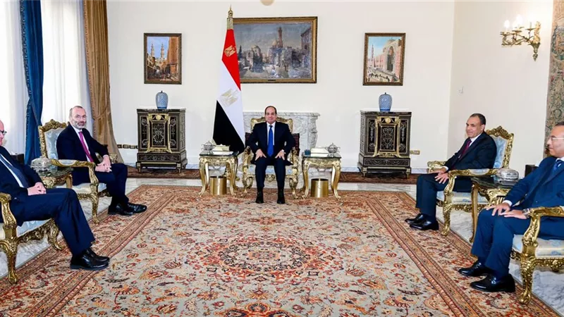 السيسي يؤكد ضرورة تضافر الجهود لوقف إطلاق النار بغزة ولبنان