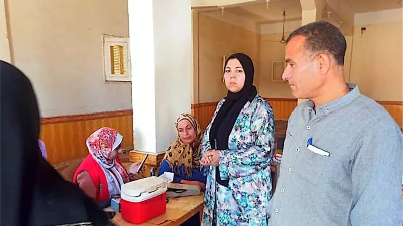 قافلة سكانية بقرية اسكندر بالدلنجات