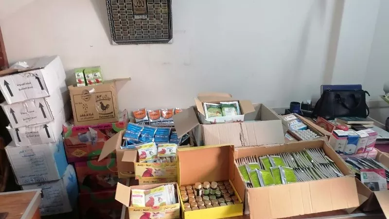ضبط 513 عبوة دواء بيطرية منتهية الصلاحية بالشرقية