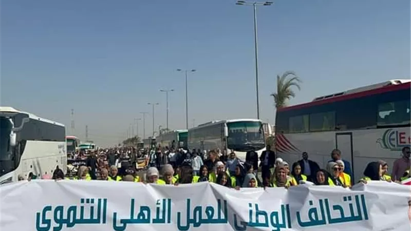 التحالف الوطني للعمل الأهلي التنموي يشارك في احتفالات أكتوبر