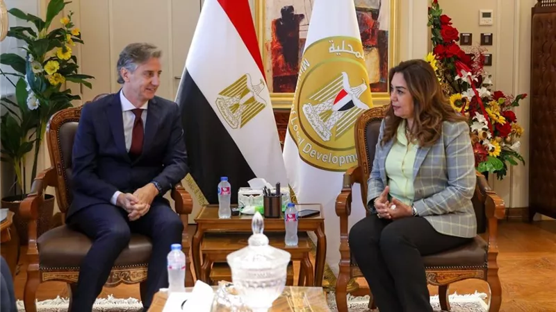 منال عوض تتابع مع ممثل الأمم المتحدة الإنمائي في مصر مجالات التعاون