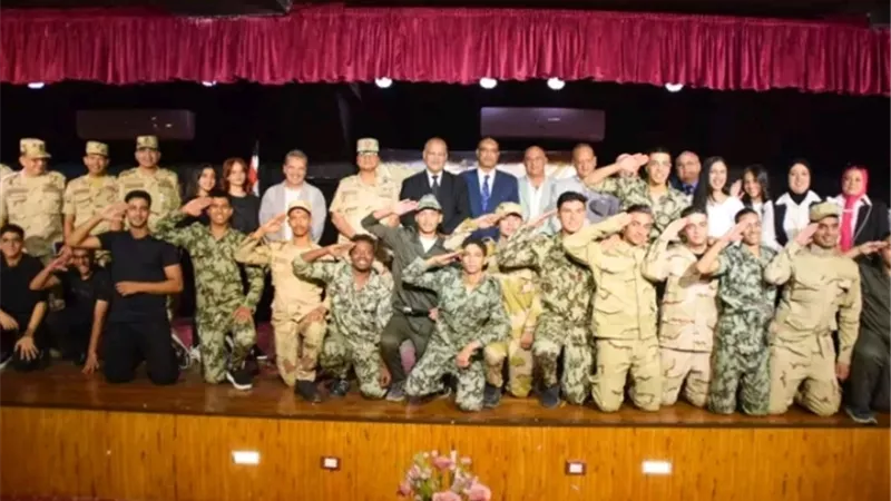 الغرباوى يشهد احتفالا لجنوب بورسعيد التعليمية بنصر أكتوبر