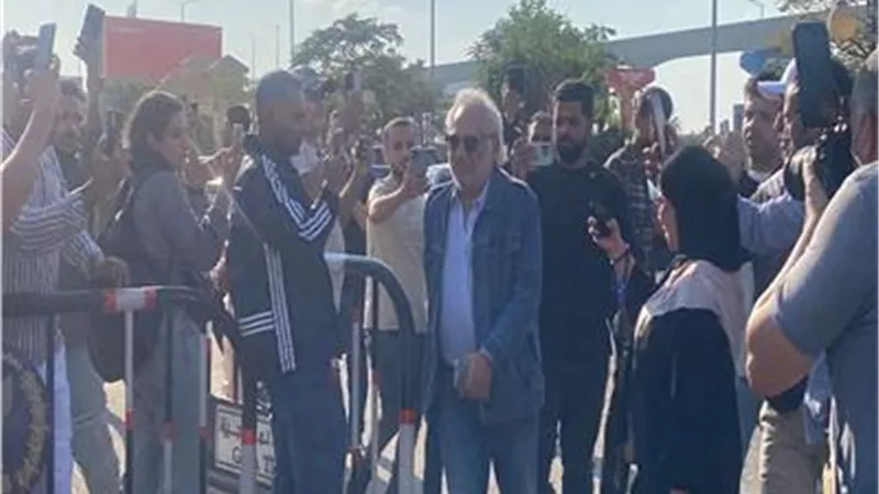 أحدث ظهور لسامح الصريطي فى جنازة حسن يوسف