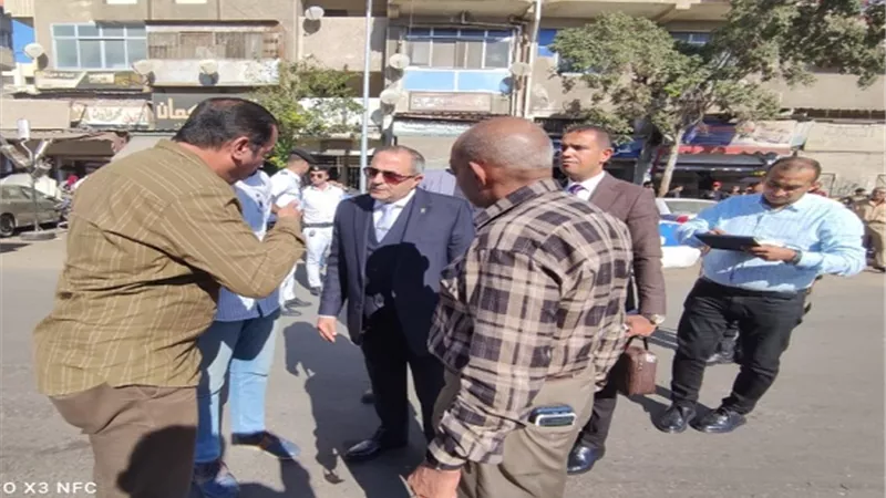 محافظ بورسعيد يأمر بتكثيف العمل بشارع 