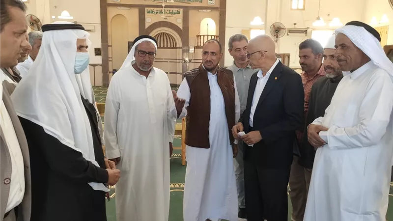 مجاور فى زيارة سريعة لقرية الروضة