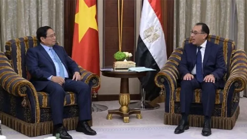 رئيس وزراء فيتنام يثمن دور مصر فى تحقيق الاستقرار بالمنطقة
