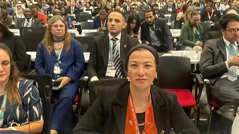 وزيرة البيئة تدعو المجتمع الدولي لتحقيق شعار السلام مع الطبيعة