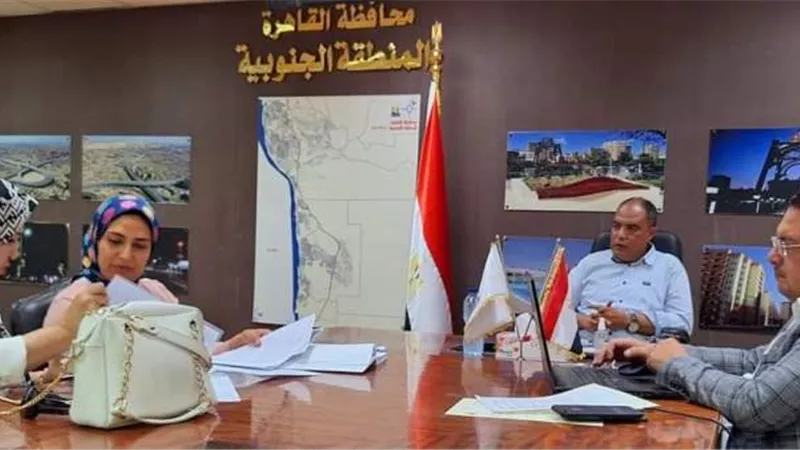 نائب محافظ القاهرة للمنطقة الجنوبية يتابع أعمال تطوير منطقة اثر النبي