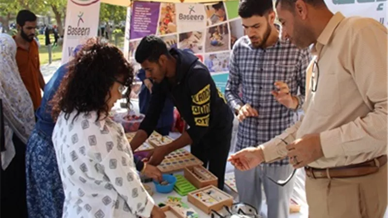 جامعة عين شمس تنظم أنشطة متنوعة للطلاب ذوي الإعاقة البصرية