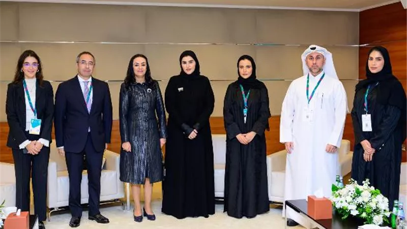 مايا مرسي تلتقي وزيرة التنمية الاجتماعية والأسرة في دولة قطر