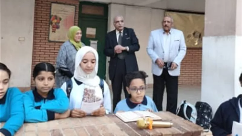 مدير تعليم القليوبية يبدأ جولاته بتفقد مدارس غرب شبرا الخيمة