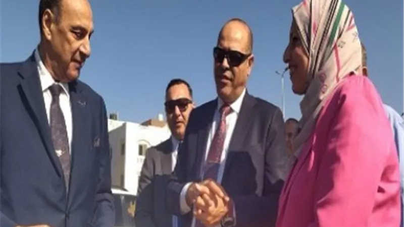 وزير العمل يتفقد قطعة ارض بشرم الشيخ لإنشاء مركز تدريب مهني عليها