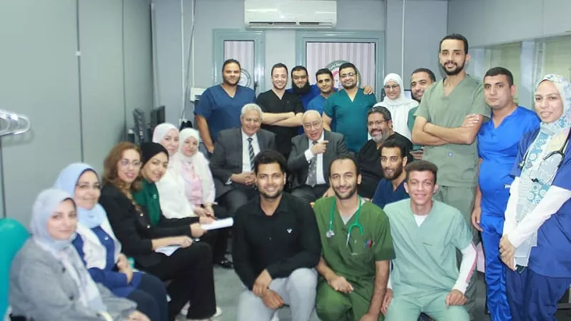 نجاح أول عملية كي ثلاثية الأبعاد بالقسطرة التداخلية بمستشفى جامعة بني سويف