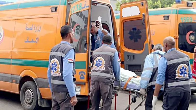 إصابة 9 أشخاص فى حادث ميكروباص بطريق شبرا بنها الحر بالقليوبية