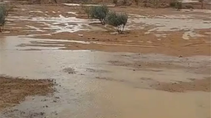 امطار رعدية علي مدن مطروح والمحافظة تعلن حالة التأهب القصوي