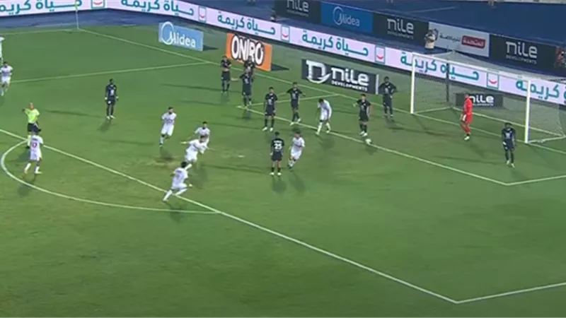 الشوط الأول .. الزمالك متقدم على البنك الأهلي بهدف ناصر ماهر