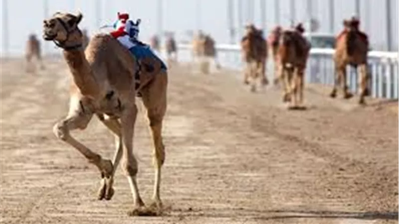 انطلاق المهرجان الدولي لسباقات الهجن بالعلمين