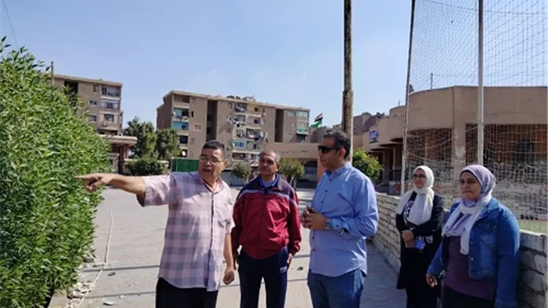 مدير الرياضة يواصل جولاته التفقدية لمراكز شباب القليوبية