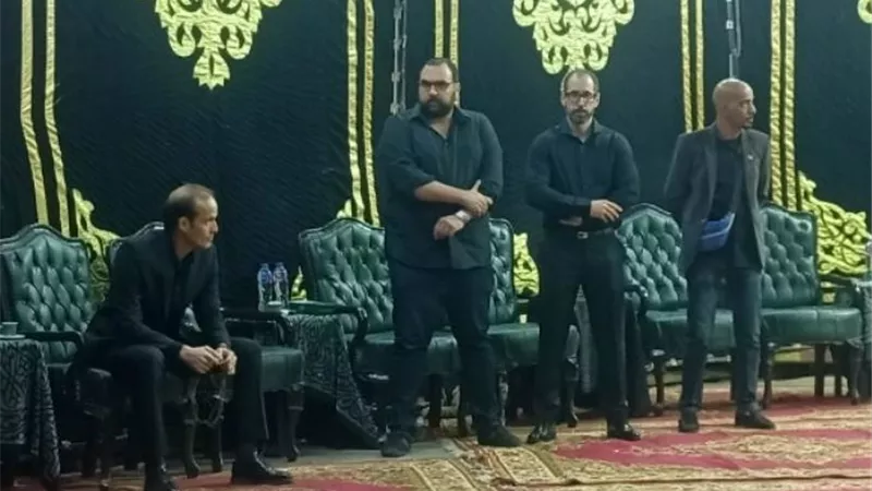 بدء عزاء الفنان حسن يوسف بمسجد عمر مكرم
