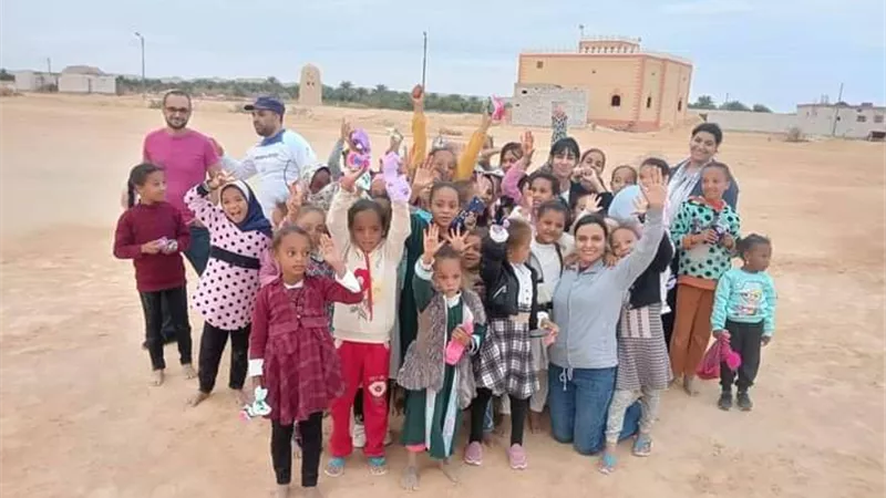 يوم رياضي فنى ثقافى بمركز شباب اغورمى بواحة سيوة