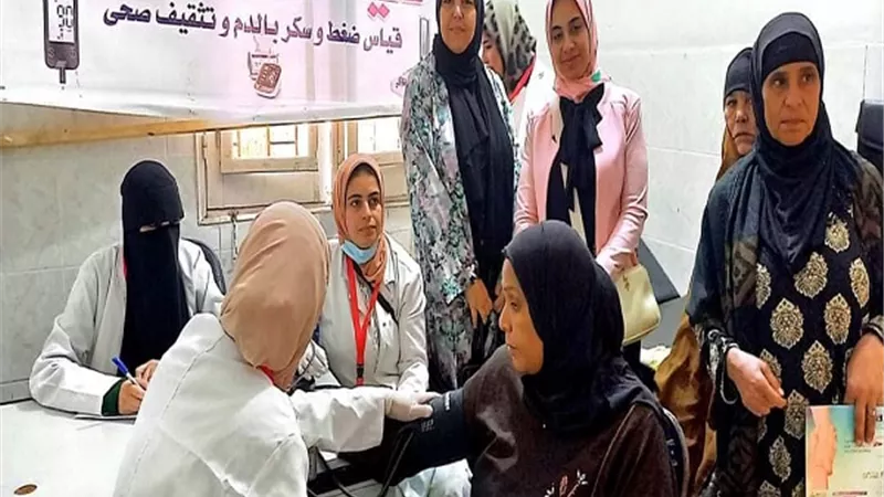 خدمات متنوعة فى قافلة سكانية شاملة بأبو مسعود الدلنجات