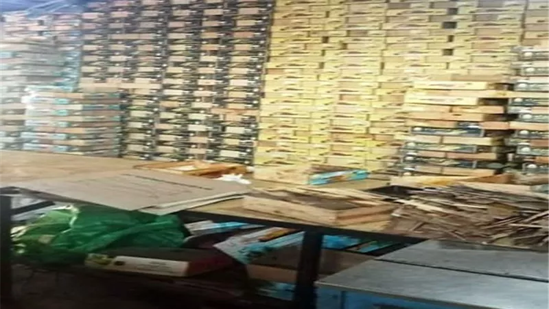 ضبط 25طن أسمدة وأعلاف وموادبناء و2826 لترمواد بترولية سلع مجهولة