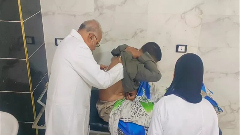 الكشف الطبي المجاني علي 5 آلاف مواطن بقافلة مستقبل وطن بطحلة